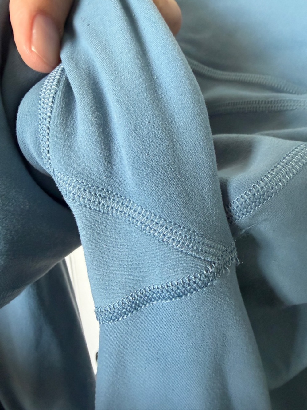 lululemon Groove Nulu high rise Boot-Cut Flare Leggings in Dusty Blue - Picture 6 of 7